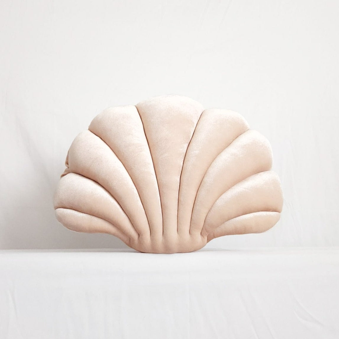 Perla Beige Velvet 21" Shell Pillow | Dusk & Bloom