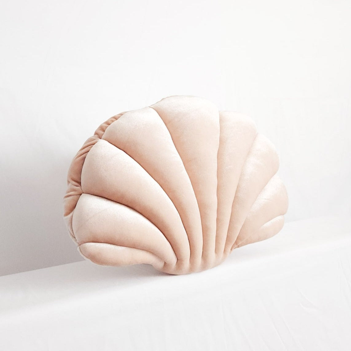 Perla Beige Velvet 21" Shell Pillow | Dusk & Bloom