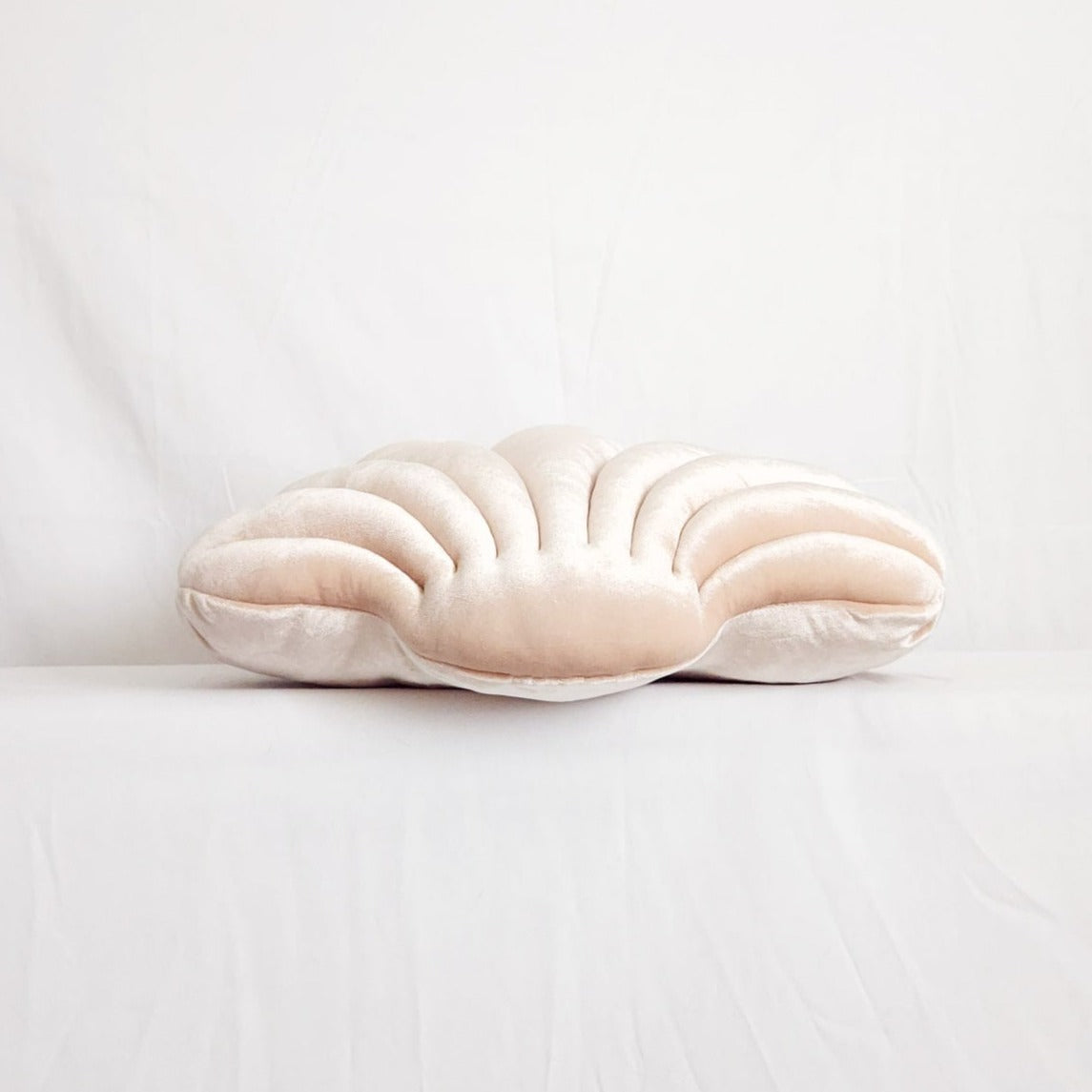 Perla Beige Velvet 21" Shell Pillow | Dusk & Bloom