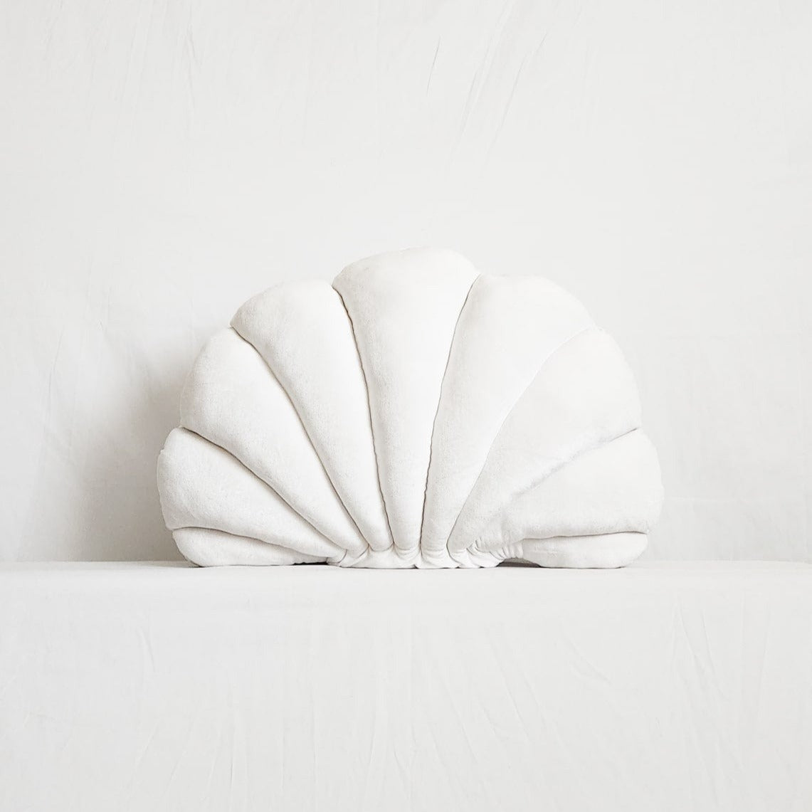 Perla White Velvet Shell Pillow | Dusk & Bloom