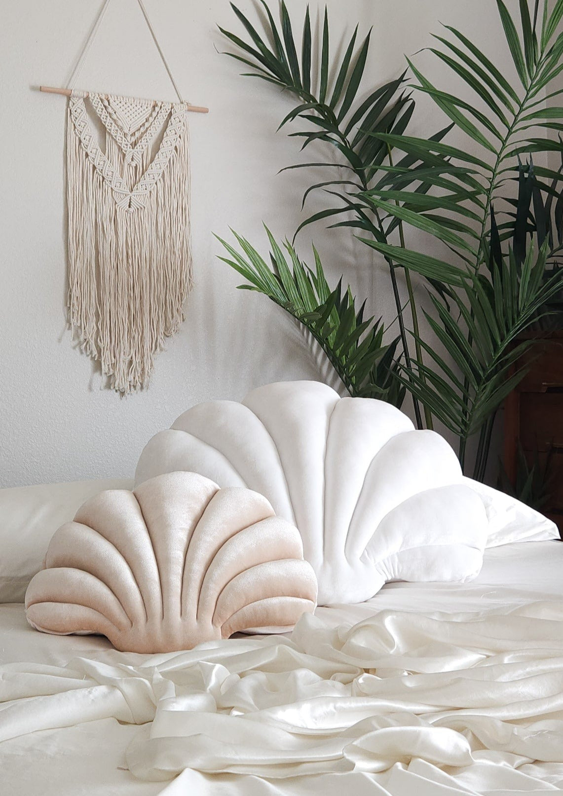 Perla White Velvet Shell Pillow (Special Order)