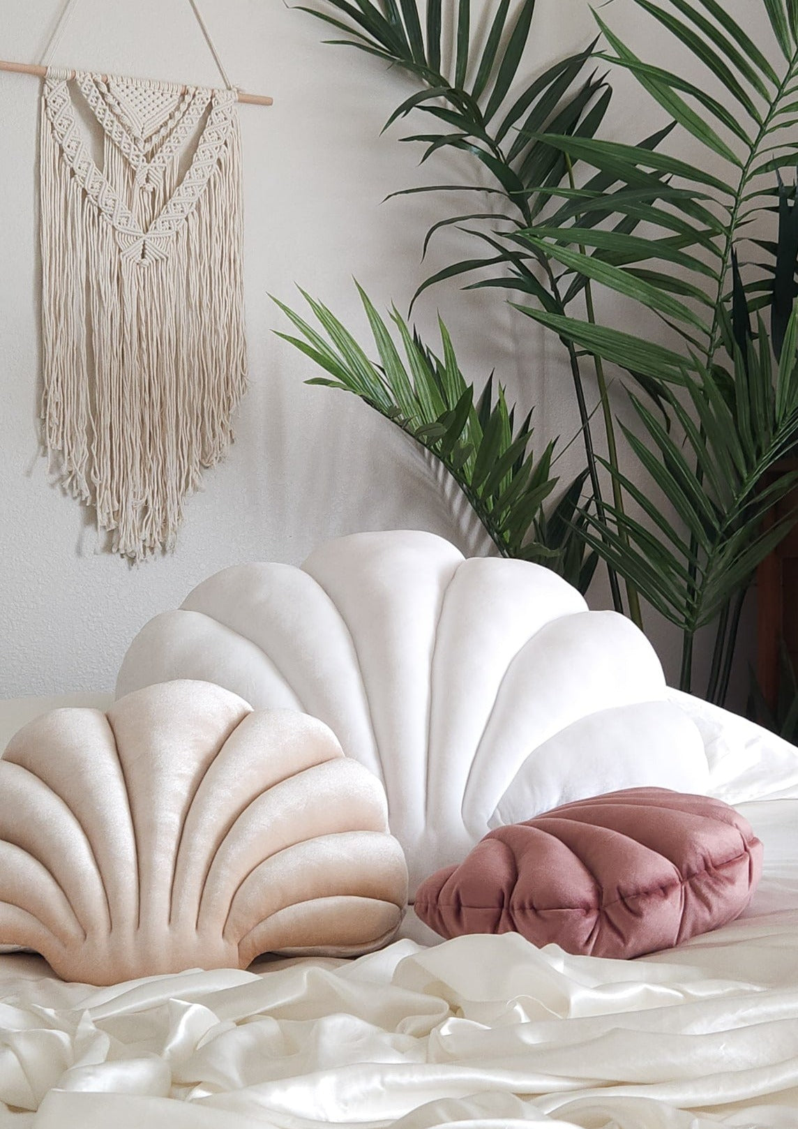 Perla White Velvet Shell Pillow (Special Order)