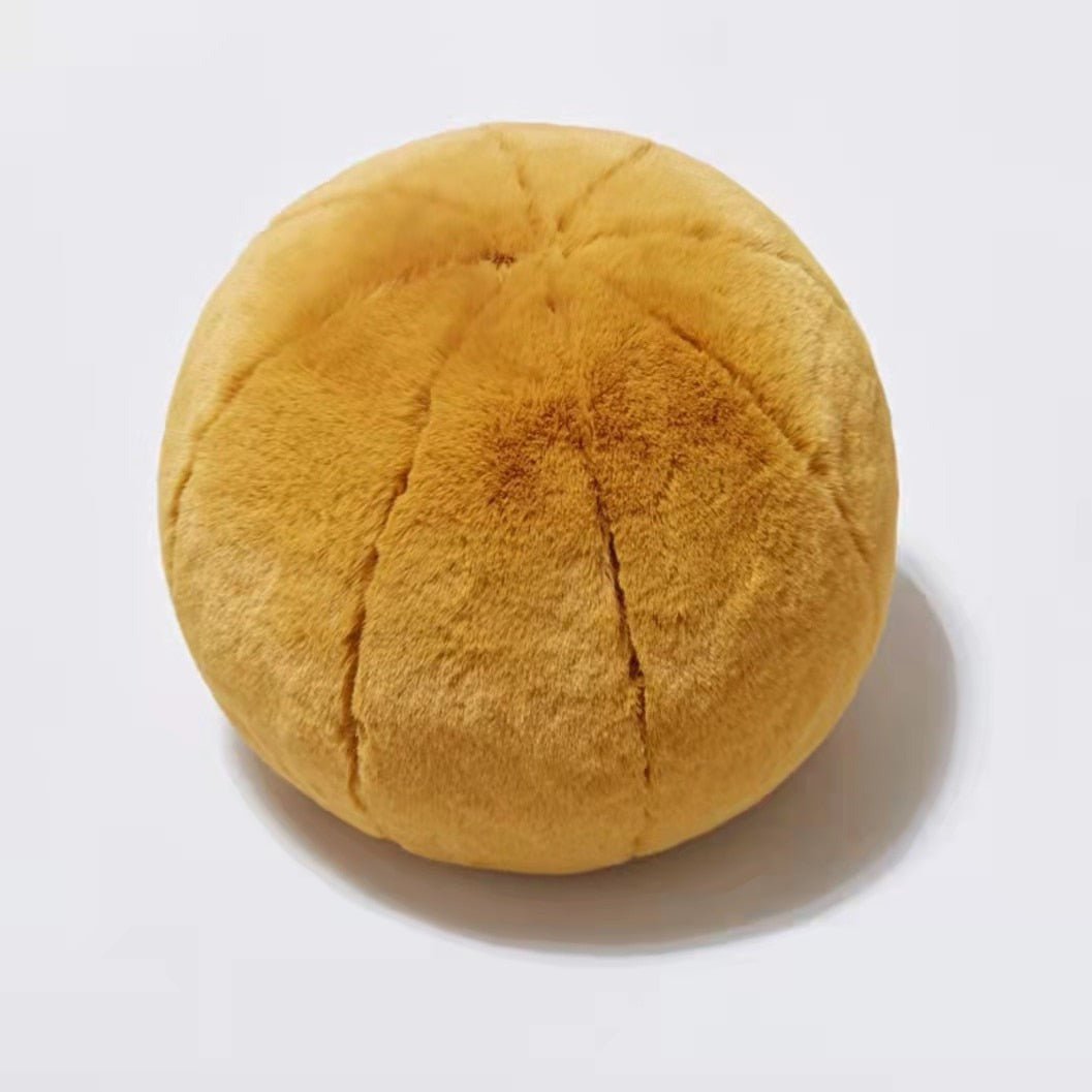Fawn Golden Yellow Faux Fur Pillow Ball (11") | Dusk & Bloom