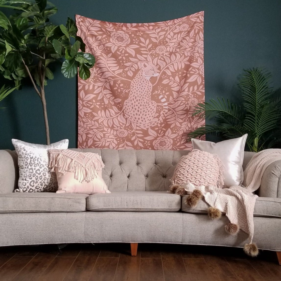 Tanner Pearl Gray Faux Leather Pillow Cover | Dusk & Bloom