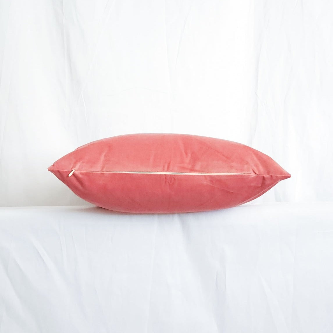 Victoria II Pink Velvet 20" Pillow Cover | Dusk & Bloom