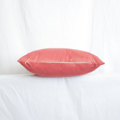 Victoria II Pink Velvet 20" Pillow Cover | Dusk & Bloom