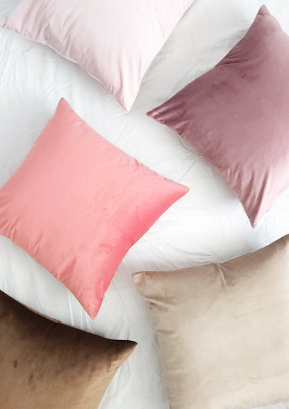 Victoria II Brown Velvet 20" Pillow Cover | Dusk & Bloom
