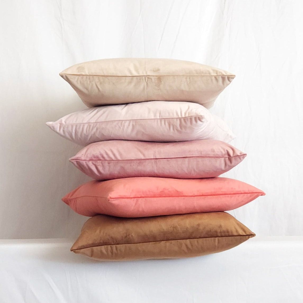 Victoria II Pink Velvet 20" Pillow Cover | Dusk & Bloom