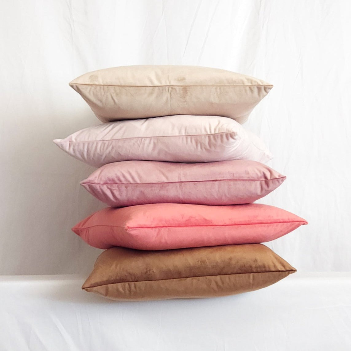 Victoria II Brown Velvet 20" Pillow Cover | Dusk & Bloom