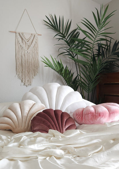 Perla Beige Velvet 21" Shell Pillow | Dusk & Bloom