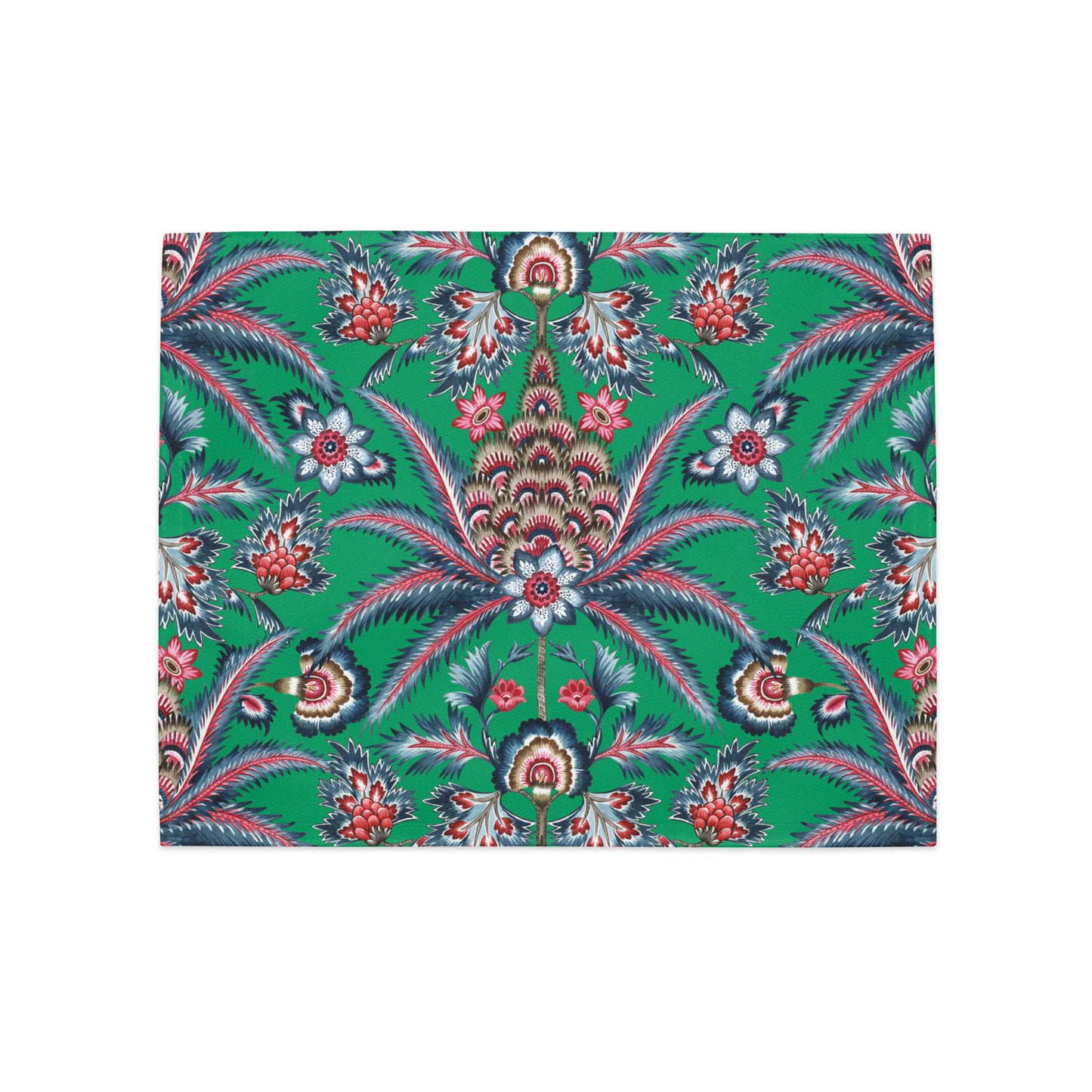 Chaya Green Floral Tropical Boho Placemats, Set of 4 (MTO) | A Dusk & Bloom Exclusive