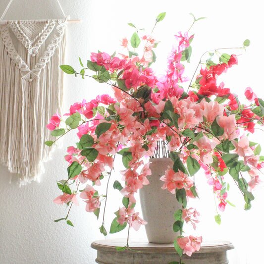 30" Artificial Bougainvillea Stems, Faux Bougainvillea | Dusk & Bloom