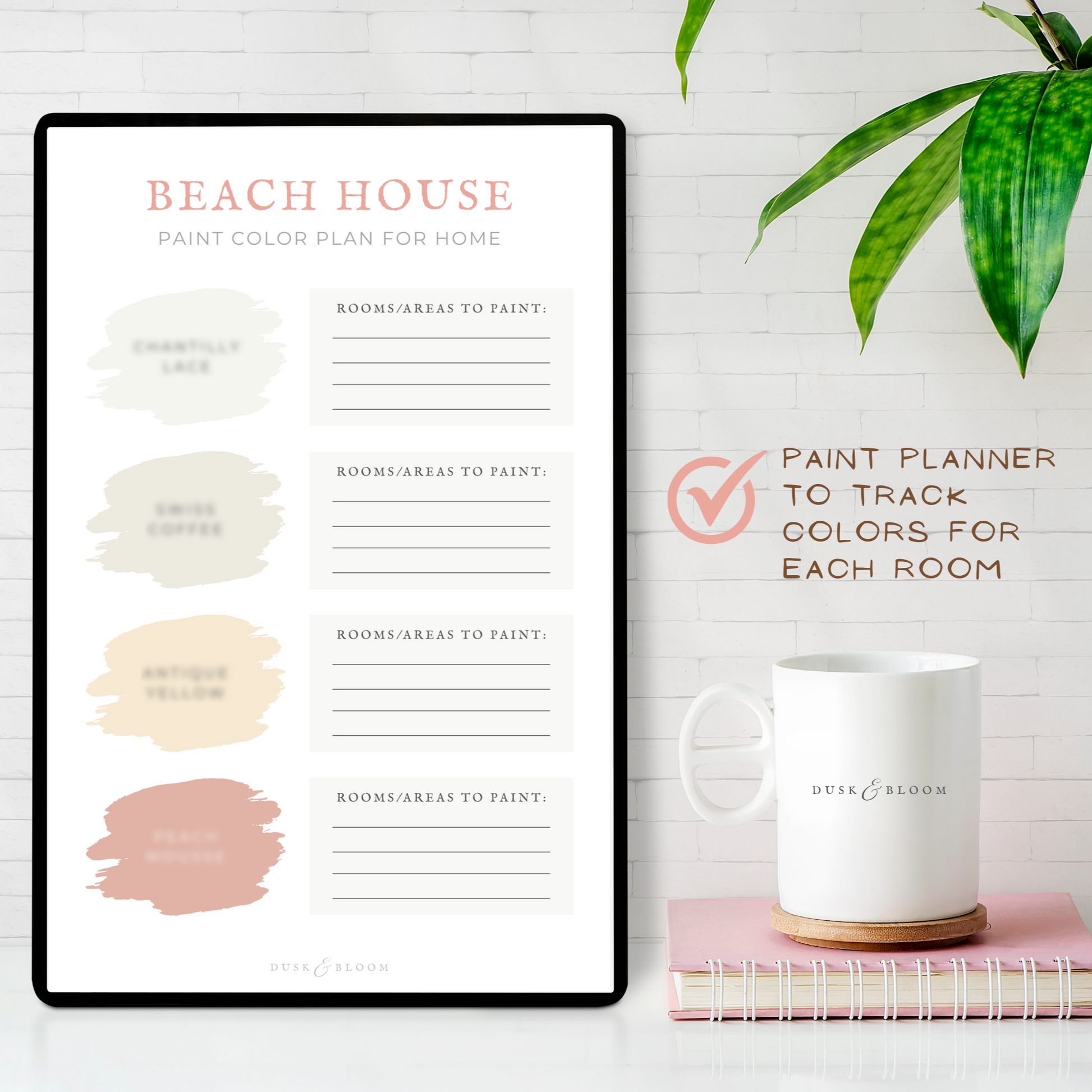 Paint color shop palette for home