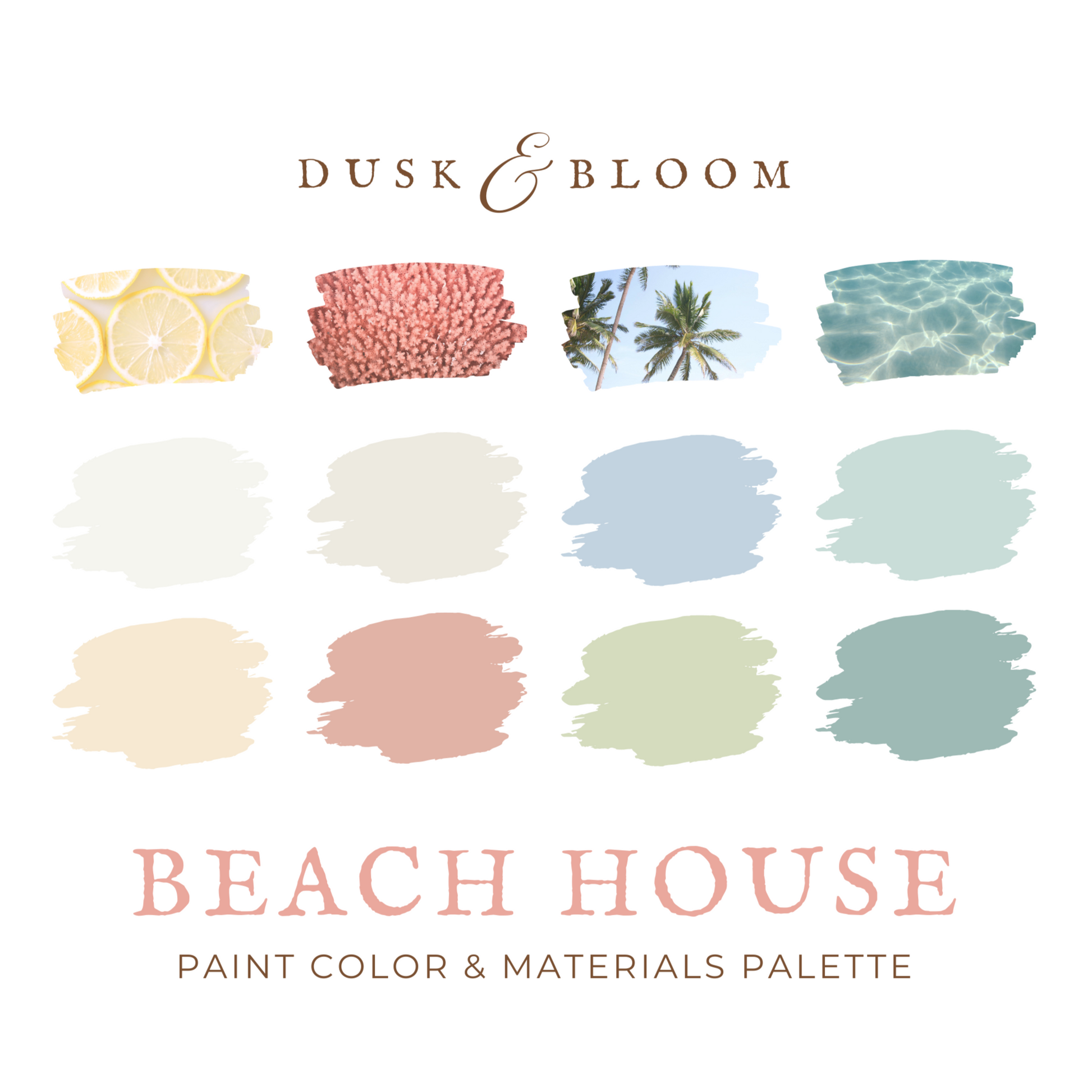Interior house paint color palette store