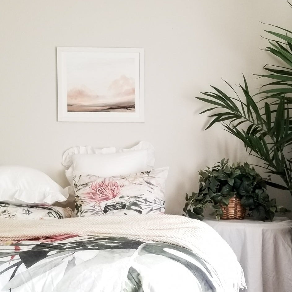 Neutral Landscape Art Print - 'The South' by Dan Hobday Art | Dusk & Bloom