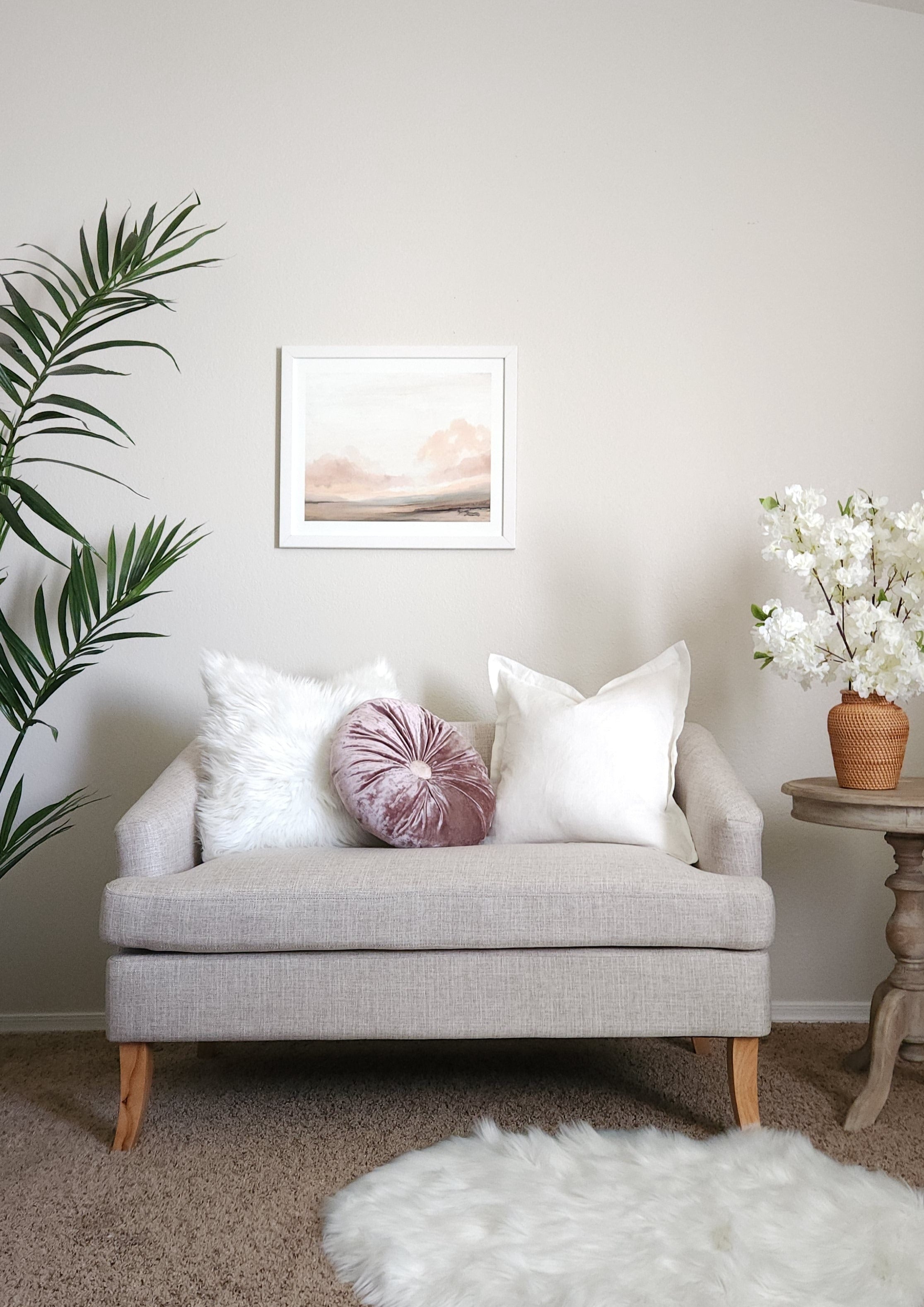 Purple and grey throw pillows sale