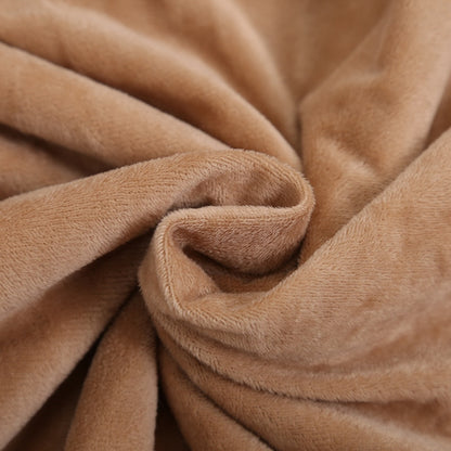 Tafari Brown Leopard Faux Fur Throw Blanket (Long) | Dusk & Bloom
