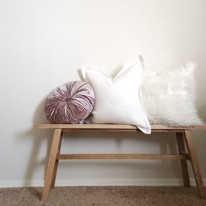 Wynter Lilac & White Glam Pillow Cover Combo | Dusk & Bloom