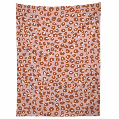 Pink 'Animal Skin 5B' Wall Tapestry by Schatzi Brown | Dusk & Bloom