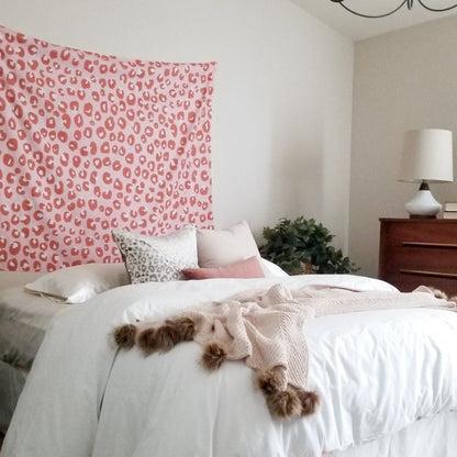 Pink 'Animal Skin 5B' Wall Tapestry by Schatzi Brown | Dusk & Bloom
