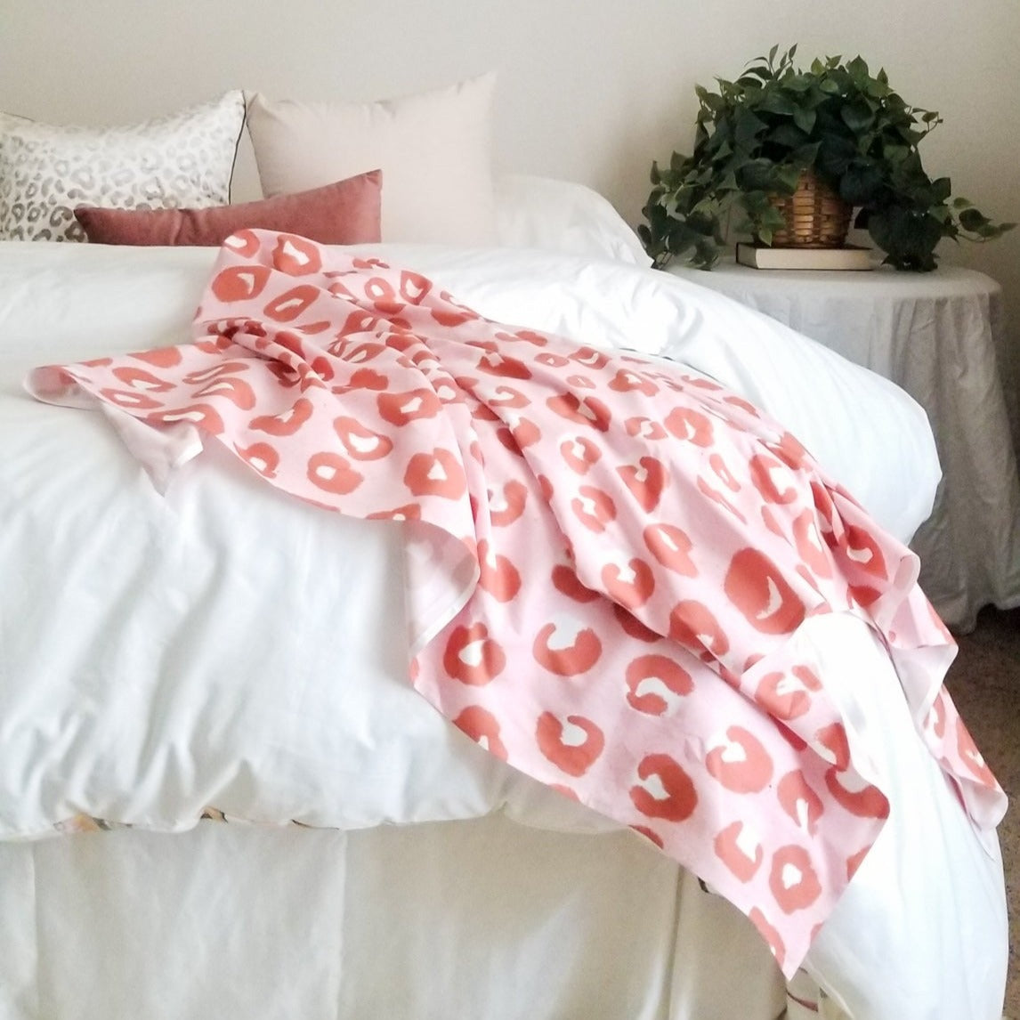 Pink 'Animal Skin 5B' Wall Tapestry by Schatzi Brown | Dusk & Bloom