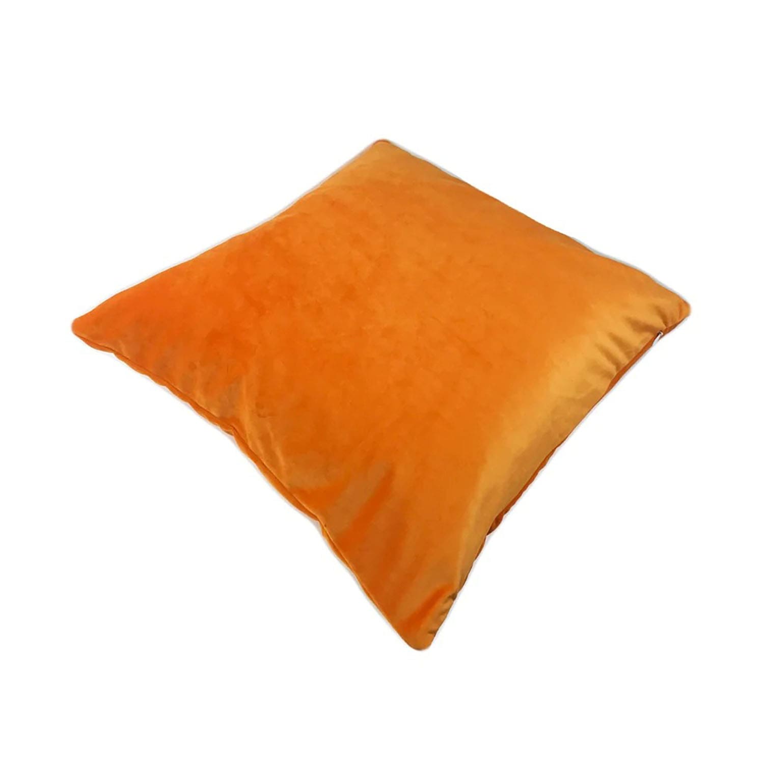 Victoria II Sunset Orange Velvet Pillow Cover | Dusk & Bloom